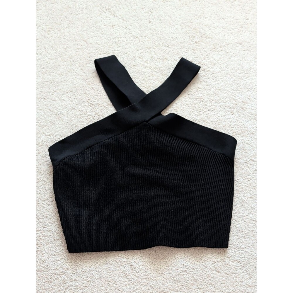 Aritzia Babaton Sculpt Knit Criss Cross Tank Size M